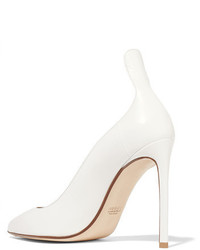 Белые кожаные туфли от Francesco Russo