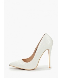 Белые кожаные туфли от LOST INK