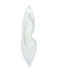 Белые кожаные туфли от Sigerson Morrison