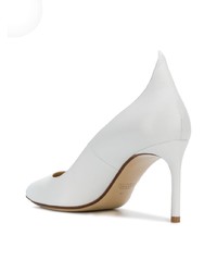 Белые кожаные туфли от Francesco Russo