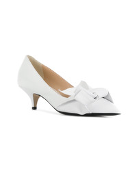 Белые кожаные туфли от N°21