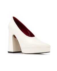 Белые кожаные туфли от Proenza Schouler