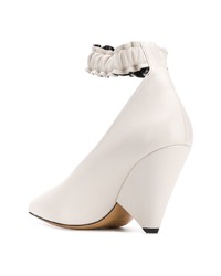 Белые кожаные туфли от Isabel Marant