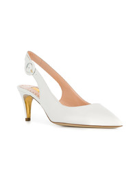 Белые кожаные туфли от Rupert Sanderson