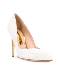 Белые кожаные туфли от Rupert Sanderson