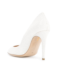 Белые кожаные туфли от Rupert Sanderson