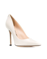 Белые кожаные туфли от Marc Ellis