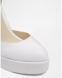 Белые кожаные туфли от Windsor Smith