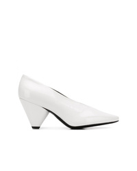 Белые кожаные туфли от Premiata