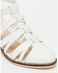 Белые кожаные туфли от Asos