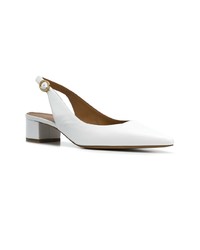 Белые кожаные туфли от Mansur Gavriel