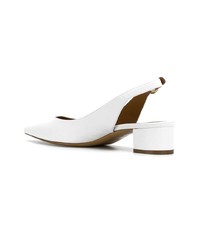 Белые кожаные туфли от Mansur Gavriel