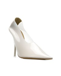 Белые кожаные туфли от Yeezy