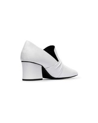 Белые кожаные туфли от Dorateymur