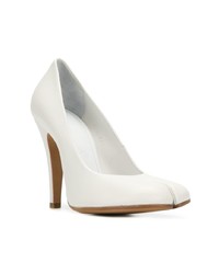 Белые кожаные туфли от Maison Margiela