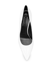 Белые кожаные туфли от Casadei