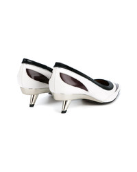 Белые кожаные туфли от Marni