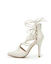 Белые кожаные туфли от Tulipano