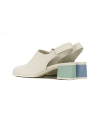 Белые кожаные туфли от Camper