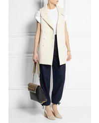 Белые кожаные туфли от Chloé