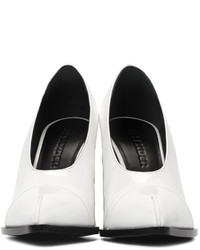 Белые кожаные туфли от Jil Sander