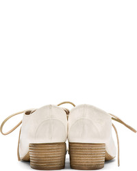 Белые кожаные туфли от Marsèll