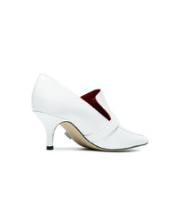 Белые кожаные туфли от Dorateymur