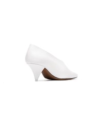 Белые кожаные туфли от Neous