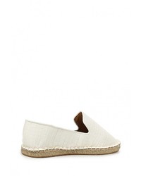 Женские белые кожаные эспадрильи от Coco Perla