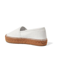 Женские белые кожаные эспадрильи от Dolce & Gabbana