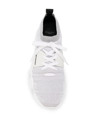 Мужские белые кроссовки из плотной ткани от Givenchy