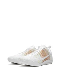 Мужские белые кроссовки из плотной ткани от Nike