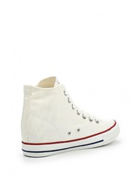 Белые кроссовки на танкетке от Anesia