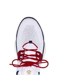 Мужские белые кроссовки с принтом от Moncler