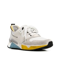 Мужские белые кроссовки с принтом от Diesel