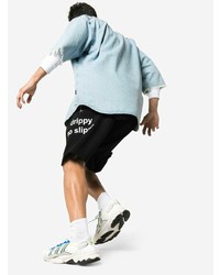 Мужские белые кроссовки с принтом от adidas