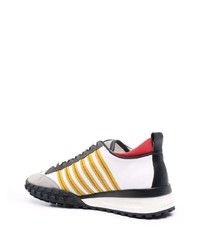 Мужские белые кроссовки от DSQUARED2