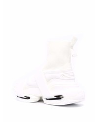 Мужские белые кроссовки от Balmain