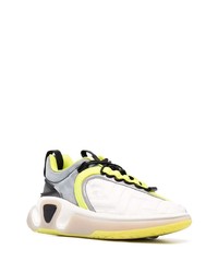 Мужские белые кроссовки от Balmain