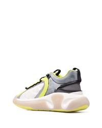 Мужские белые кроссовки от Balmain