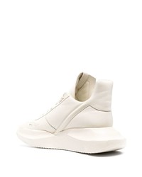 Мужские белые кроссовки от Rick Owens