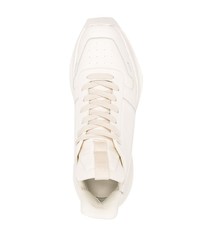 Мужские белые кроссовки от Rick Owens