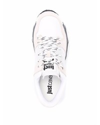 Мужские белые кроссовки от Just Cavalli