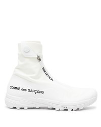 Мужские белые кроссовки от Comme des Garcons