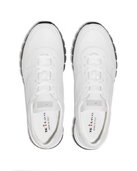 Мужские белые кроссовки от Kiton