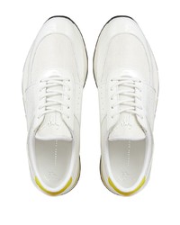 Мужские белые кроссовки от Giuseppe Zanotti