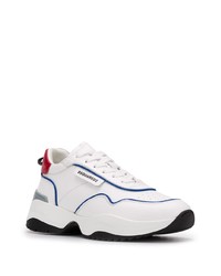 Мужские белые кроссовки от DSQUARED2