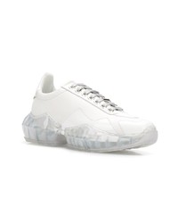 Женские белые кроссовки от Jimmy Choo