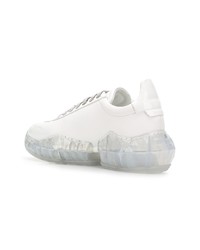 Женские белые кроссовки от Jimmy Choo