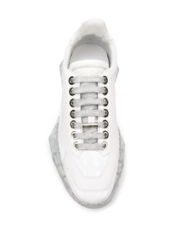 Женские белые кроссовки от Jimmy Choo